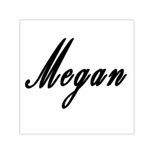 Megan, Name Logo, Self-inking Stamp