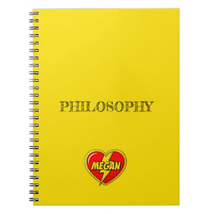 Megan Yellow Notebook