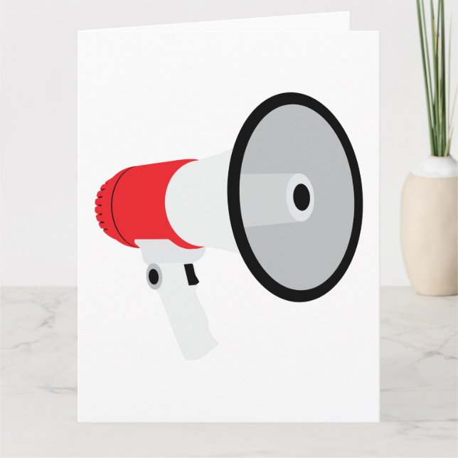 Megaphone Card (Front)