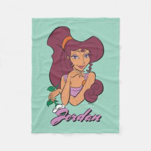 Megara Goddess at Heart Fleece Blanket