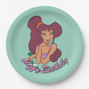 Megara Goddess at Heart Paper Plates