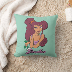 Megara Goddess at Heart Throw Pillow