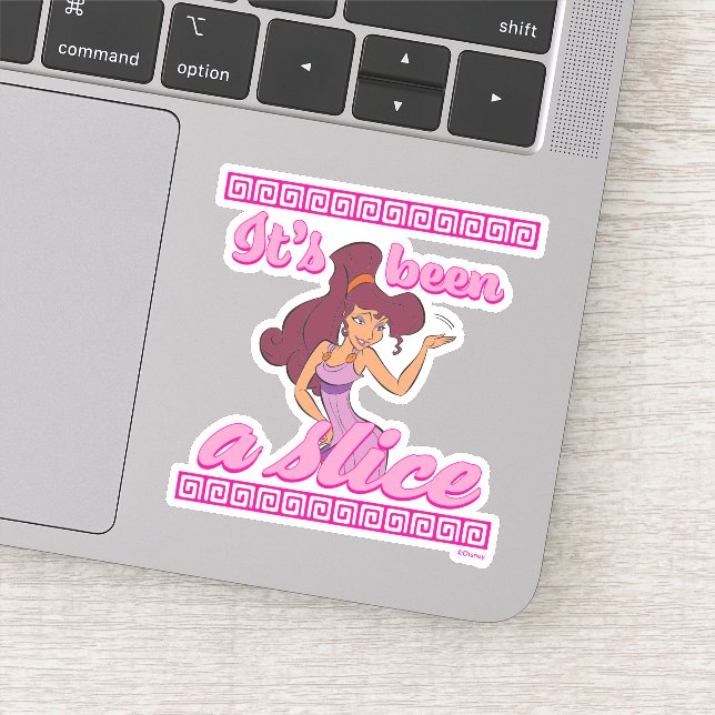 Megara - It's Been a Slice Sticker (Detail)