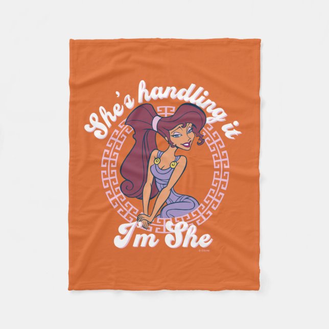 Megara - She's Handling It, I'm She Fleece Blanket (Front)