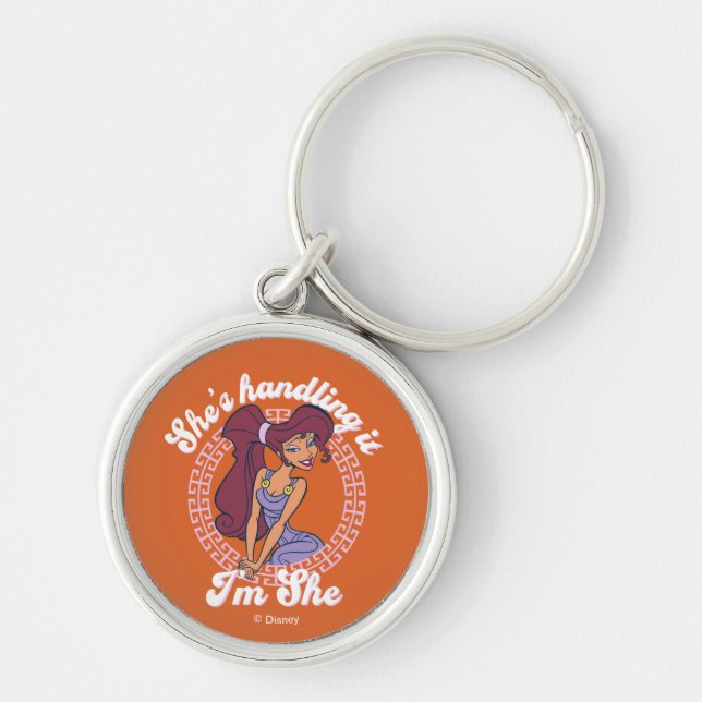 Megara - She's Handling It, I'm She Keychain (Front)