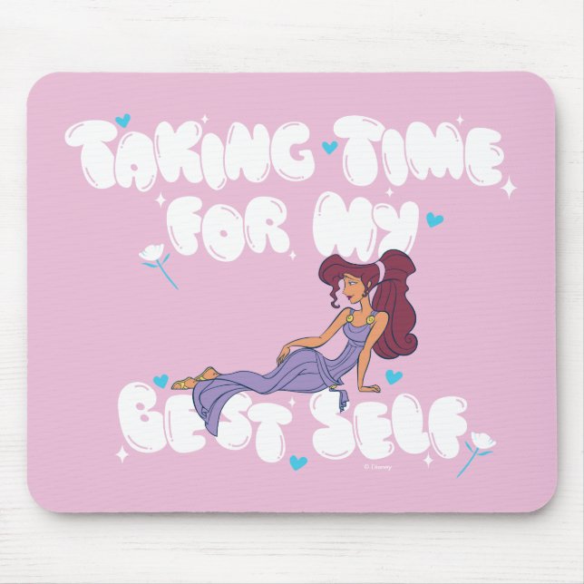 Megara - Taking Time For My Best Self Mouse Pad (Front)