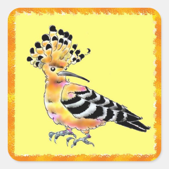 Megashira-chan Square Sticker (Front)