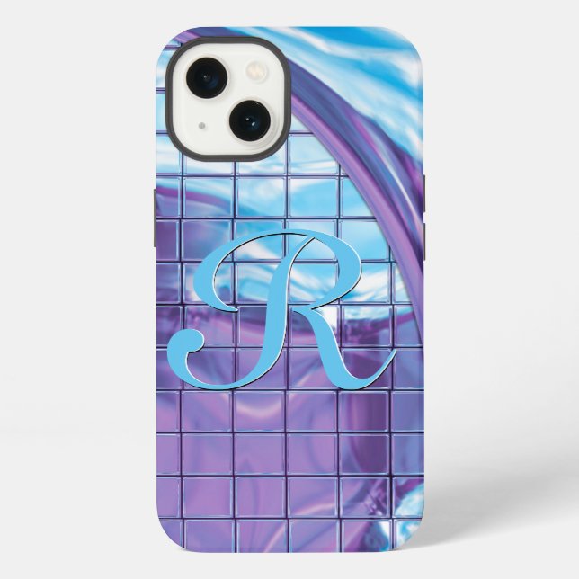 Megastyle Surf Monogram iPhone Case (Back)