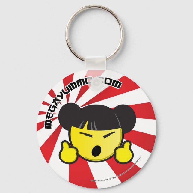 Megayummo.com keychain (Front)