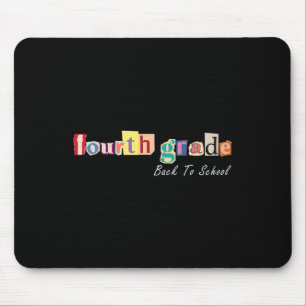 Megazine Letter Fourth Grade Teacher Kids Back To  Mouse Pad