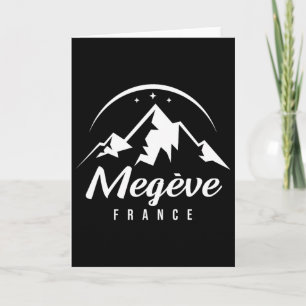 Megève France Ski Resort Skiing Snowboarding Souve Card