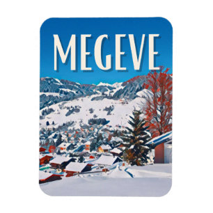 Megève Station de ski  Magnet