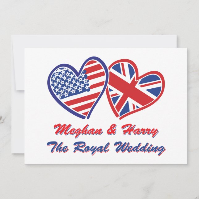 Meghan and Harry Invitation (Front)