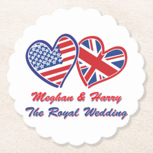 Meghan and Harry The Royal Wedding Paper Coaster