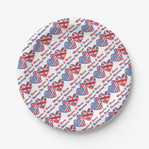 Meghan and Harry The Royal Wedding Paper Plate