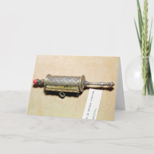 Megillah case, from Alsace Card (Front)