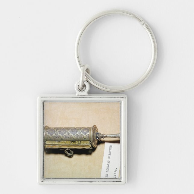Megillah case, from Alsace Key Ring (Front)