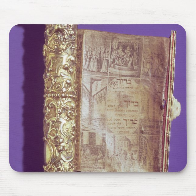 Megillah  in a silver case, Vienna, c.1715 Mouse Pad (Front)
