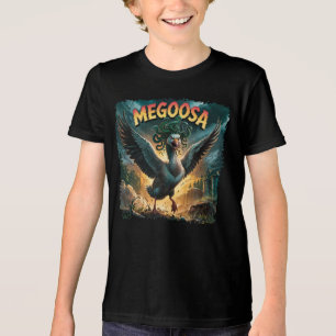 Megoosa Illustration – Medusa Goose Funny Scary Tri-Blend Shirt