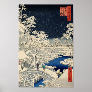 Meguro Drum Bridge and Sunset Hill Poster