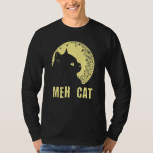 Meh Cat   Cat   Humor Kitten Introvert Cat Mom T-Shirt