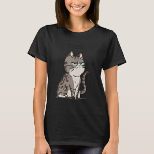 Meh Cat  Feline  Kitten Adorable Kitty T-Shirt