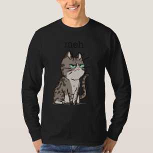 Meh Cat  Feline  Kitten Adorable Kitty T-Shirt