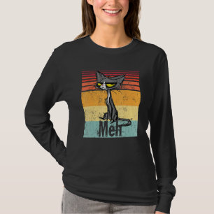 Meh Cat For Cat Idea Vintage T-Shirt