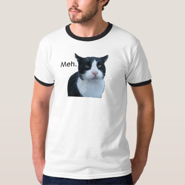 "Meh" cat T-Shirt (Front)