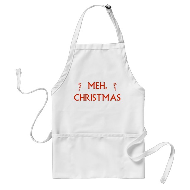 Meh Christmas Standard Apron (Front)