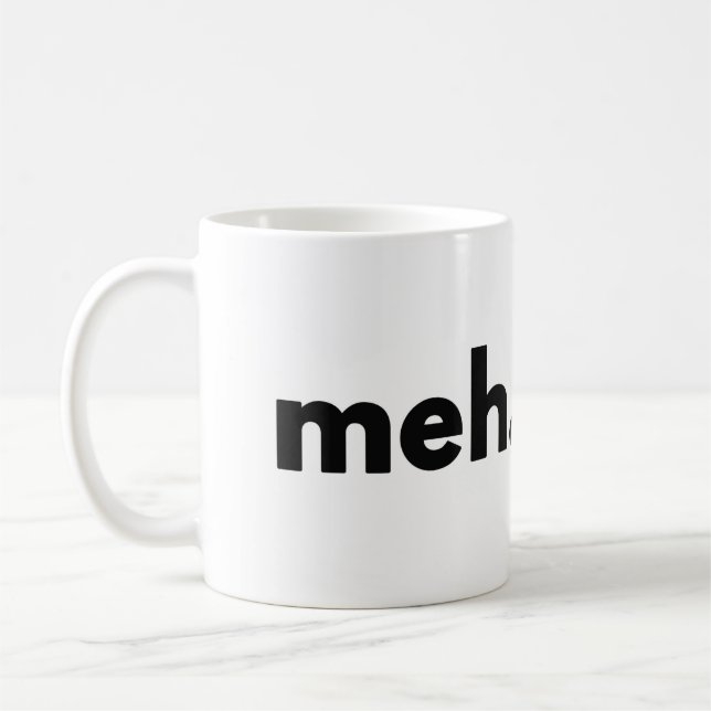 meh. coffee mug (Left)
