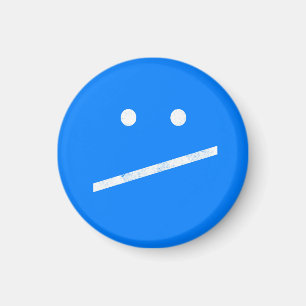 Meh Face Magnet