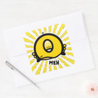 Meh One-Eyed Weird Creature Cartoon Character