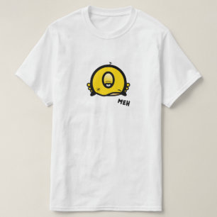 Meh One-Eyed Weird Creature Cartoon Character T-Shirt