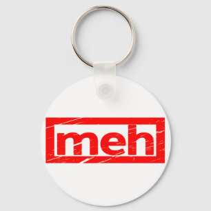 Meh Stamp Key Ring