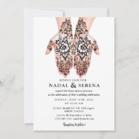 mehandi wedding Invitation