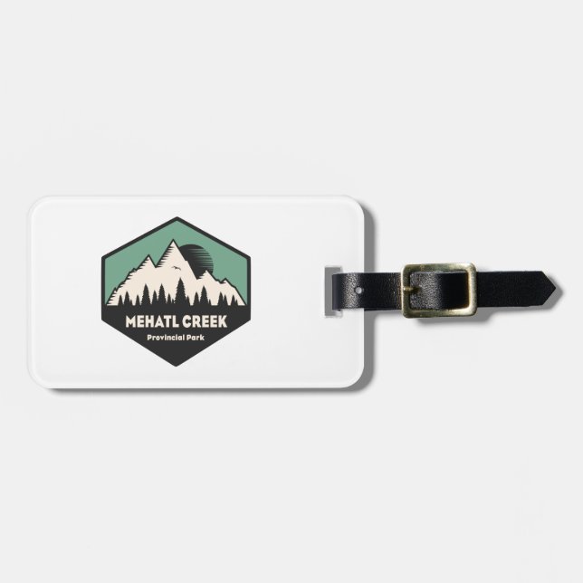 Mehatl Creek Provincial Park Luggage Tag (Front Horizontal)