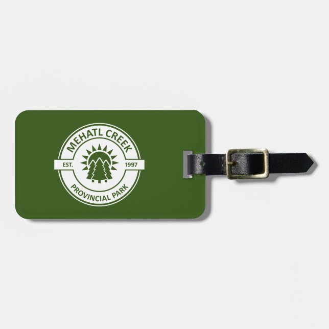 Mehatl Creek Provincial Park Sun Trees Luggage Tag (Front Horizontal)