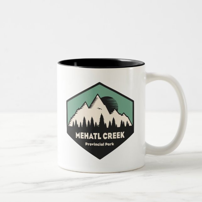 Mehatl Creek Provincial Park Two-Tone Coffee Mug (Right)