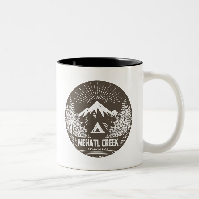 Mehatl Creek Provincial Park Two-Tone Coffee Mug (Right)