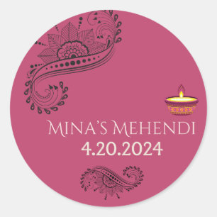 Mehendi customised stickers