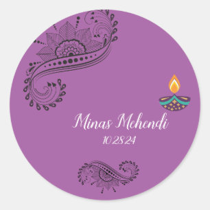 Mehendi customised stickers