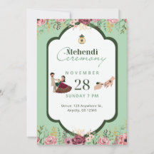 Mehendi Invitation