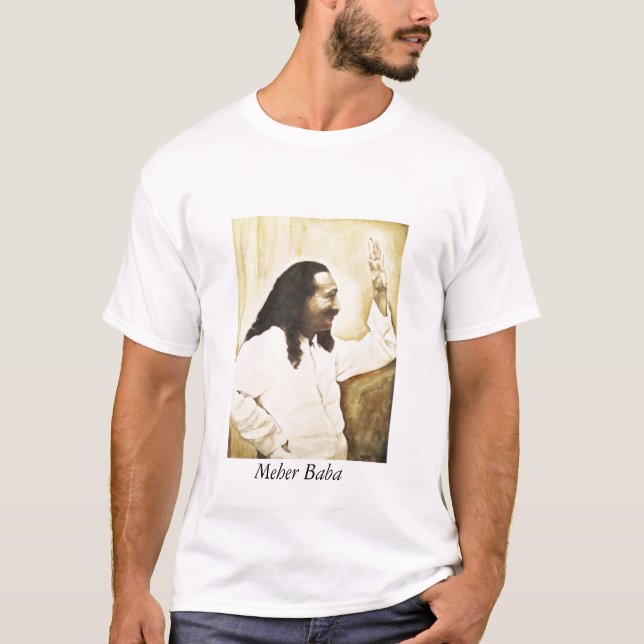 Meher Baba "Happy Trails" T-Shirt (Front)
