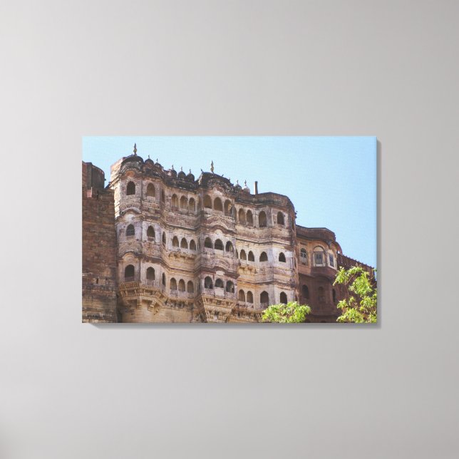 Meherangarh, the Majestic Fort, Jodhpur, Canvas Print (Front)