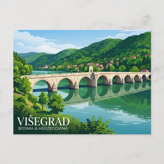 Mehmed Paša Sokolović Bridge Postcard (Front)