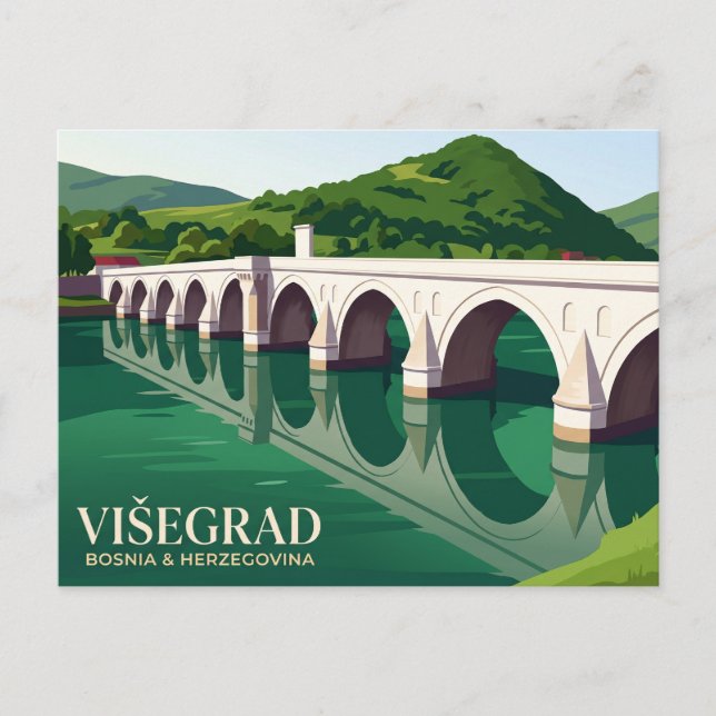 Mehmed Paša Sokolović Bridge Postcard (Front)