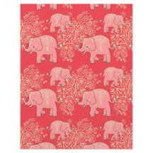 mehndi elephants scrapbook paper 8.5 x 11