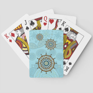 Mehndi Fantasy Copper Classic Playing Cards