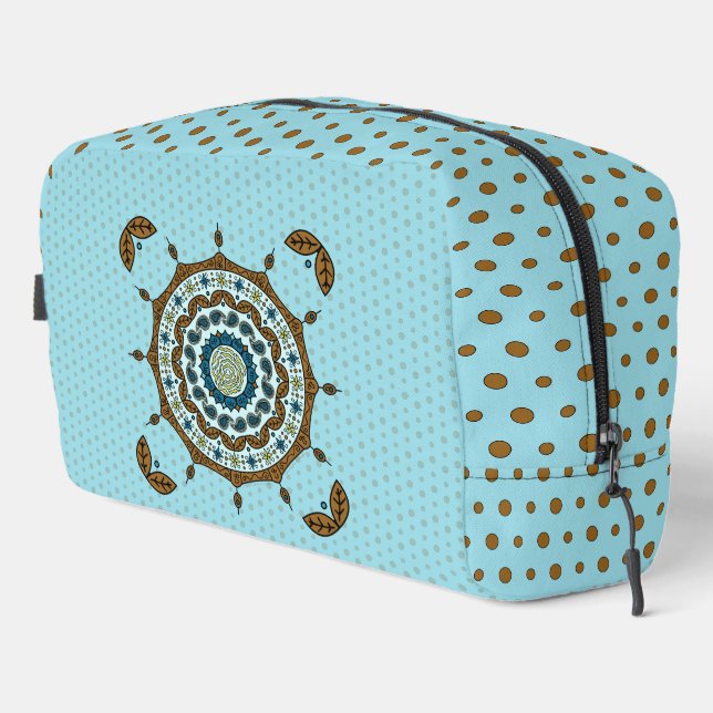 Mehndi Fantasy Copper Dopp Kit (Right Corner)